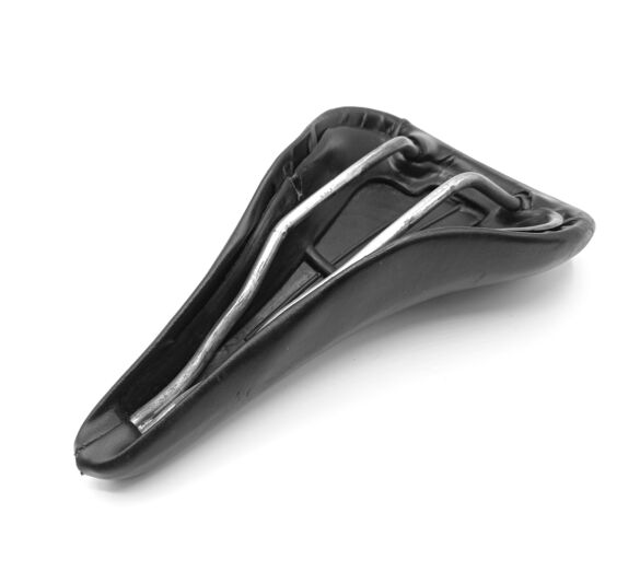 Selle San Marco cuir Noir ancienne vintage Saddle Old Bicycle Vintage Route Road