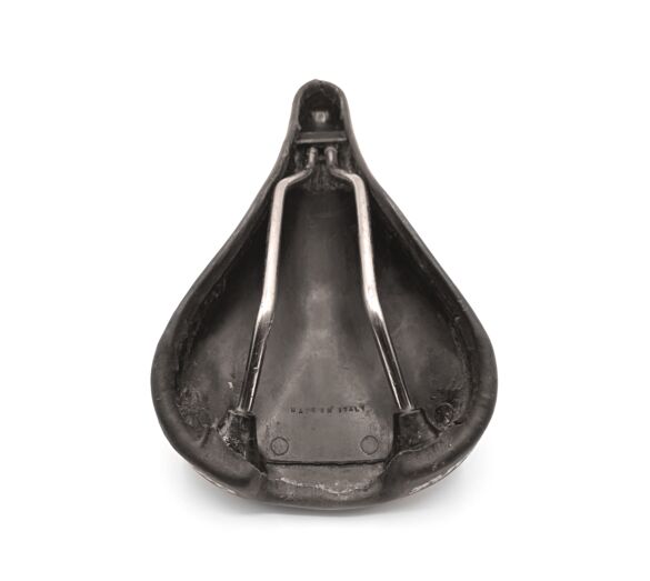 Selle ITALIA TURBO Bernard Hinault marron vélo vintage old bike saddle