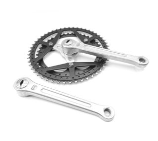 Pédalier vélo Sugino Maxy M14 50/42T Old bike cranckset