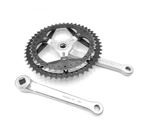 Pédalier vélo Sugino Maxy M14 50/42T Old bike cranckset
