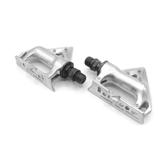 Pédales Shimano PD-A550 aluminium 9/16x20 vélo vintage course old bicycle pedals