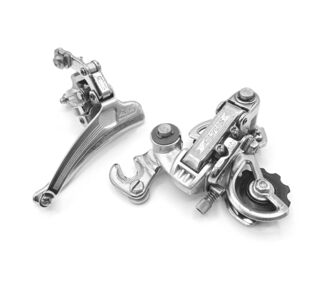 Groupe dérailleur avant et arrière SHIMANO ALTUS-ST vélo ancien vintage