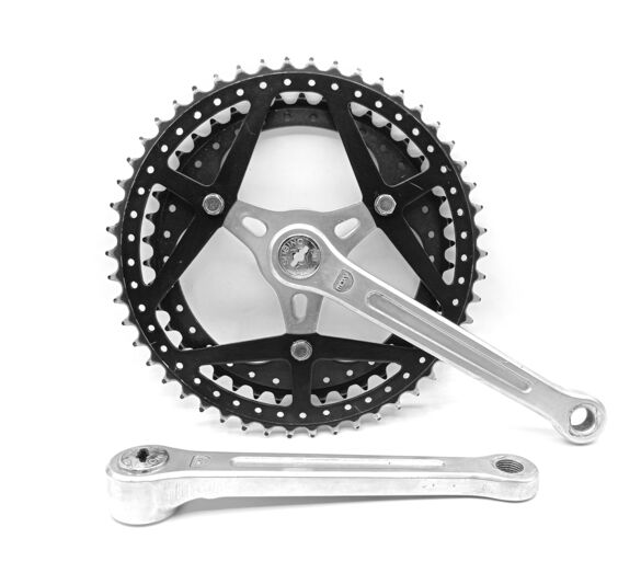 Pédalier vélo Sugino Maxy M14 50/42T Old bike cranckset