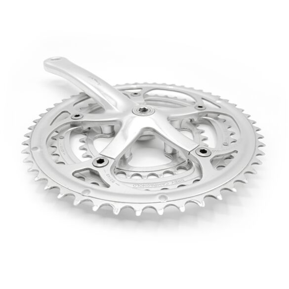 Pédalier Campagnolo Veloce (Triple) 90s Crankset 9 Speed 170mm 52/42/30
