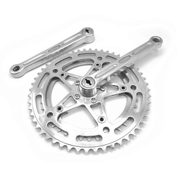 Pédalier Stronglight 49D 52x42 170 mm 14 x 1.25 Crankset vélo vintage ancien