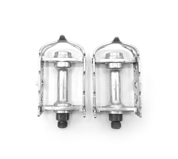 2 x Pédales Aluminium 14 x 1.25 vélo course ancien vintage