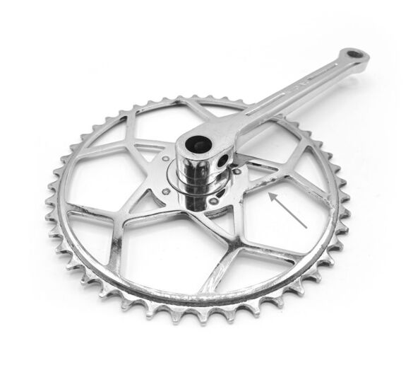 Pédalier NERVAR 46 dents 170mm vélo vintage ancien