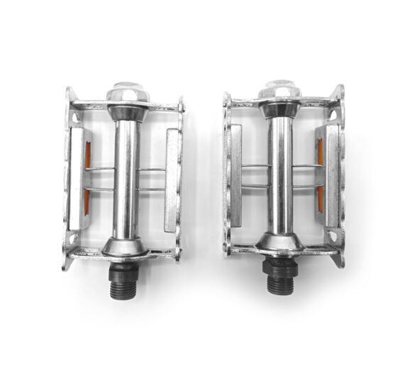 Pédales LYOTARD 136R acier chromé M14x1.25 vélo vintage ancien France old bike pedals