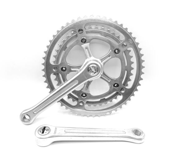 Pédalier STRONGLIGHT 104 - 52/42 crankset old bike vintage 14x125 /170mm Axe Car