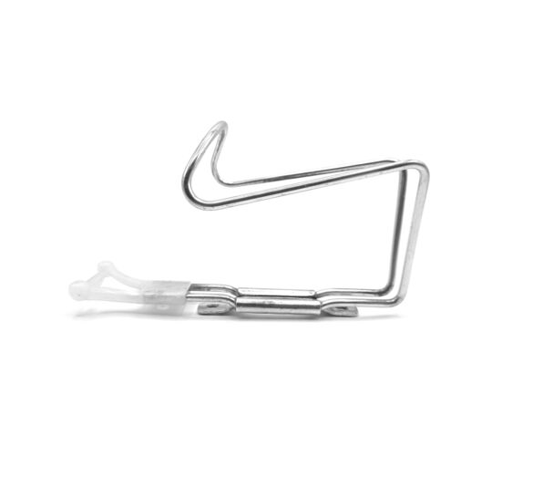 Porte bidon gourde acier chromé vélo ancien vintage