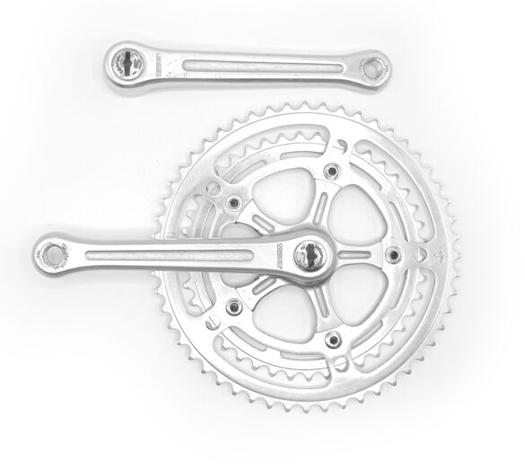 Pédalier STRONGLIGHT 104 - 52/42 crankset old bike vintage 14x125 /170mm Axe Car