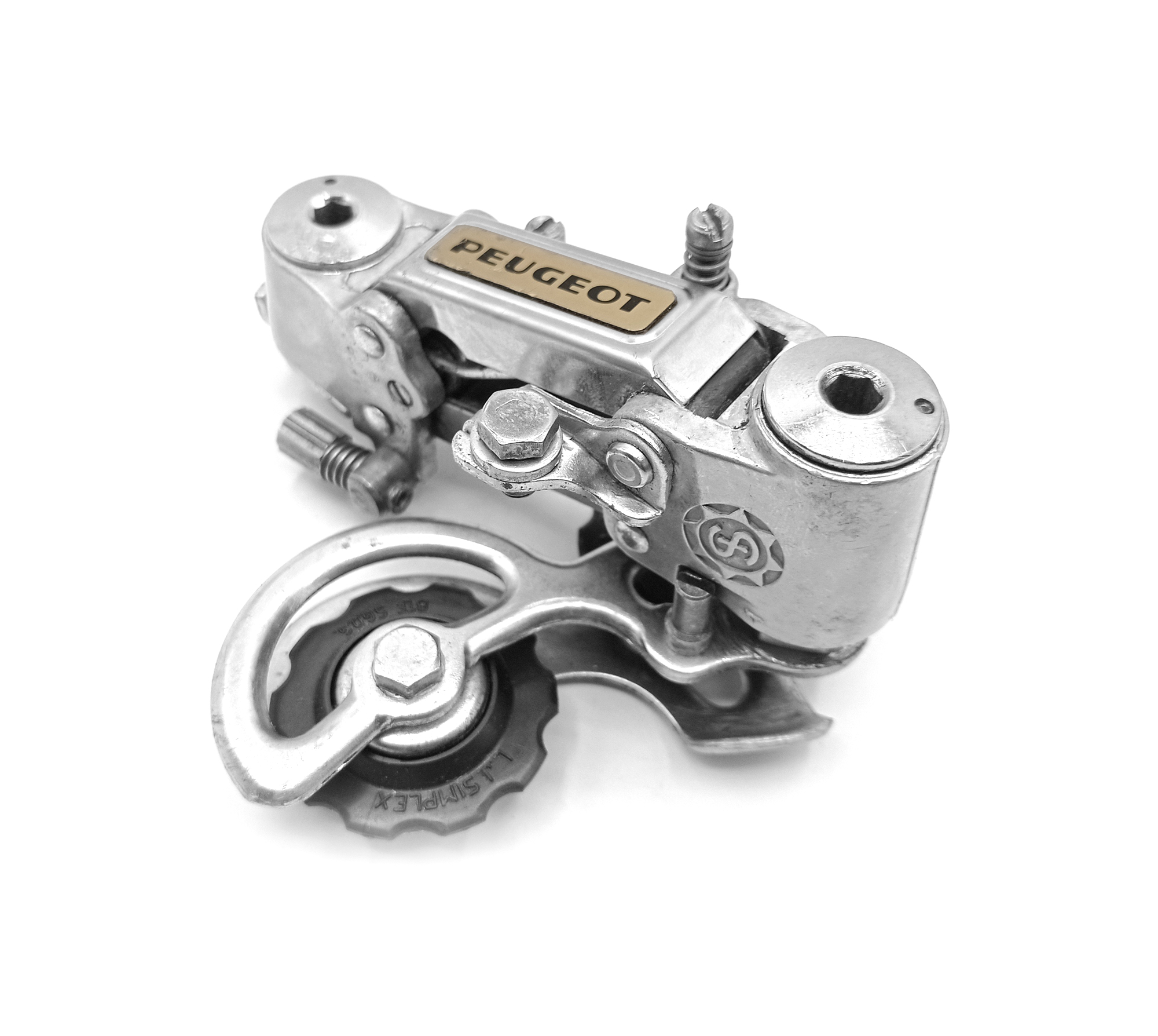 Ancien dérailleur arrière Simplex SX610 PEUGEOT SHORT cage