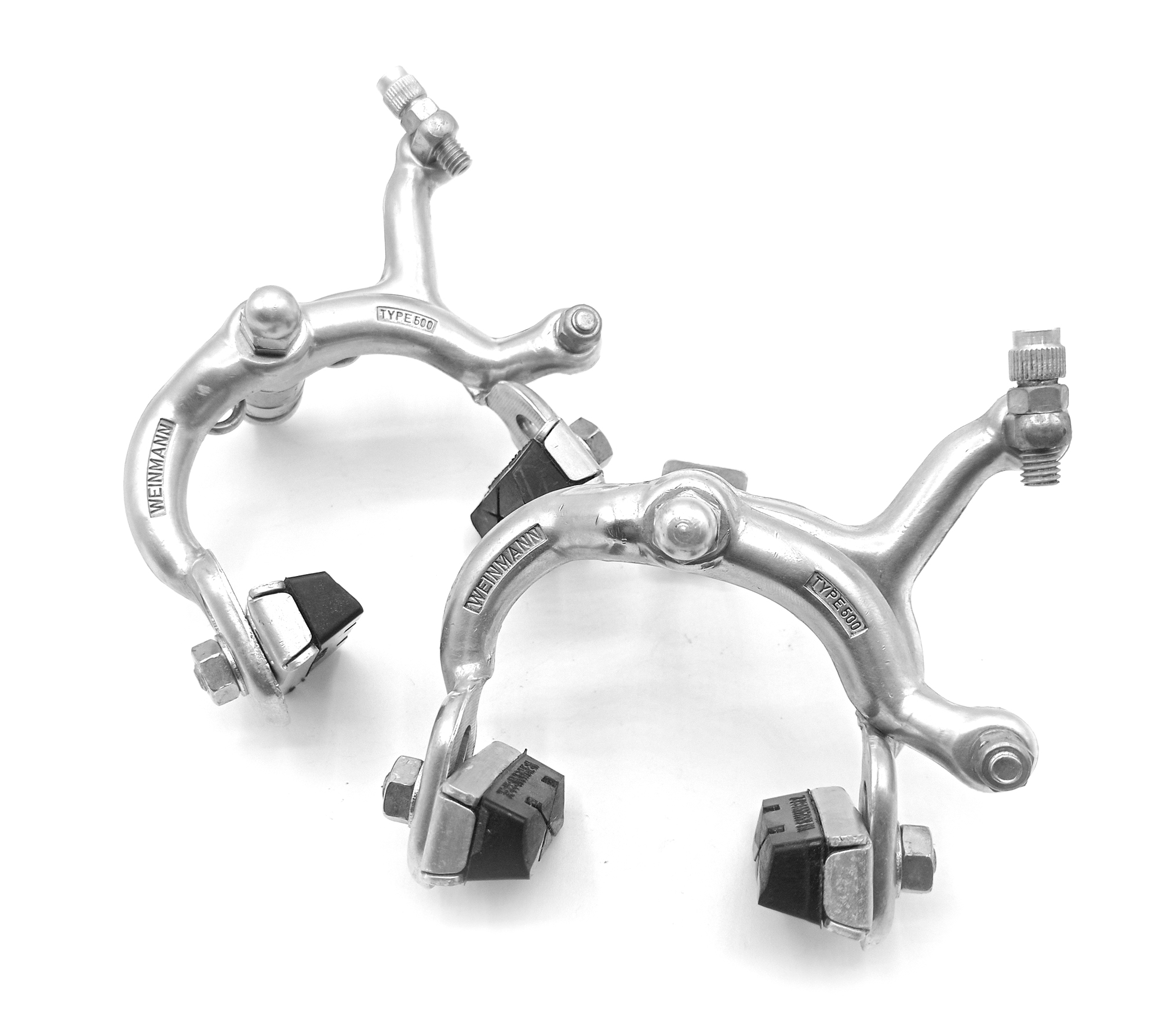 Étriers De Frein Weinmann Carrera - Aluminium Argenté - Pour Vélo De Route/course