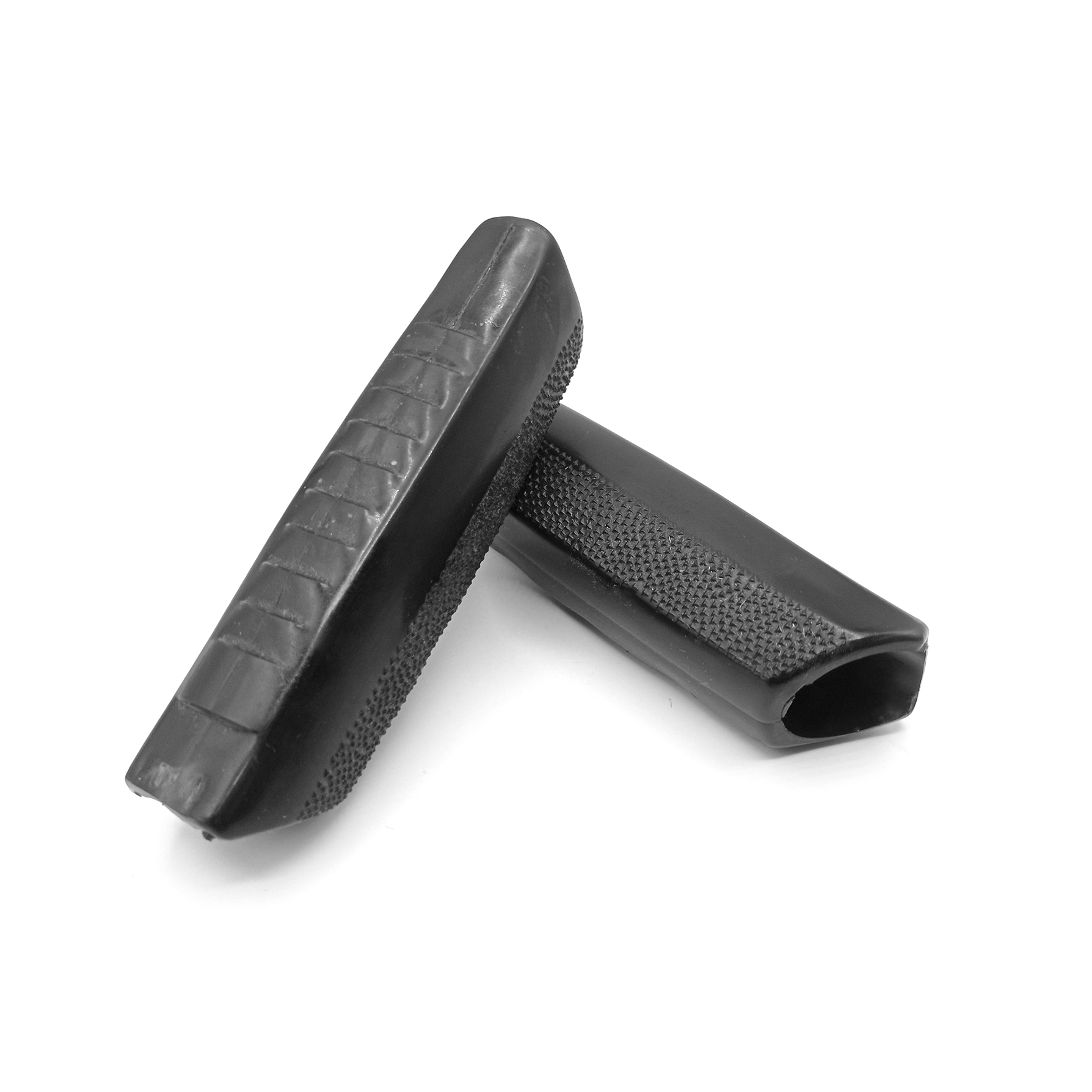 Poignées noires 124 mm - Pièce équipement vélo